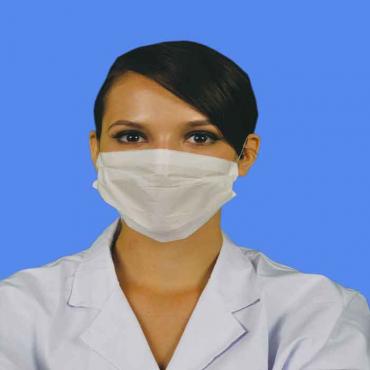 Disposable paper face mask