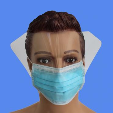 Disposable Face Mask With Eye Shield