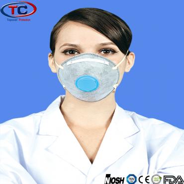 Disposable N95/FFP1/FFP2/FFP3 Face Mask With active carbon and Valve